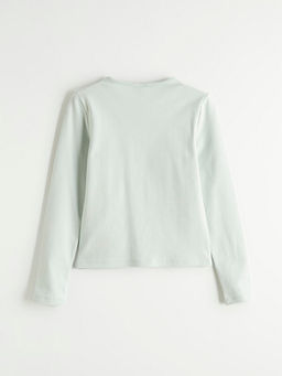 K?z ?ocuk Nak??l? Bisiklet Yaka Ti??rt