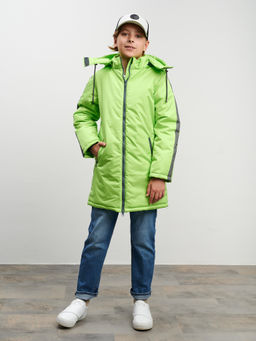 Парка для мальчика "Оникс" салатовый