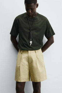MERCERISED COTTON T-SHIRT - Zara фото 5