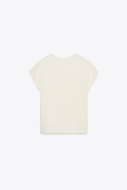 RUSTIC SHORT SLEEVE T-SHIRT - Zara фото 2