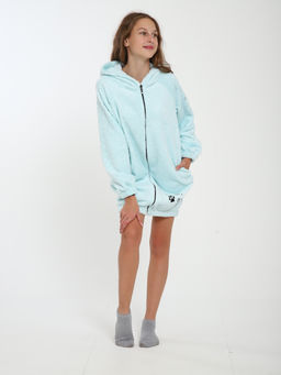 Халат "Лапки" бирюза