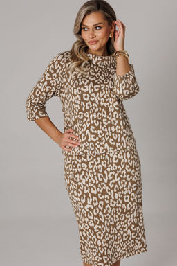 Костюм Anastasia 1303 кофейный (анималистический принт) фото 7