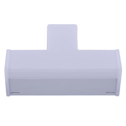 ULO-N11T-10W/4000K IP40 WHITE Светильник светодиодный T-образный. Белый свет (4000K). 1000Лм. Алюминий. Цвет белый. TM Uniel