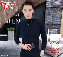 Мужская однотонная водолазка - Bruno фото 5