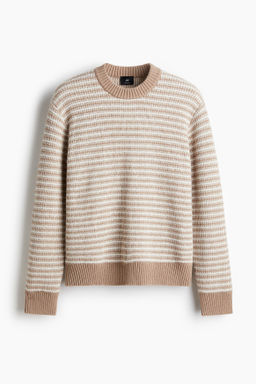 Jersey en punto jacquard Regular Fit
