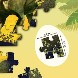 Подарочный набор 3в1 «В мире динозавров», книга, наклейки, пазл