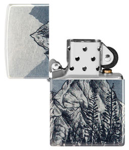 Зажигалка ZIPPO Набросок горы | Mountain Sketch 46280  фото 4