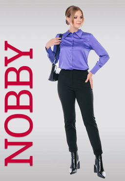 NOBBY, Женские брюки 98-18/1 (черный)  фото 6