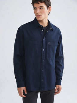 Rahat Kal?p Uzun Kollu Erkek Jean G?mlek