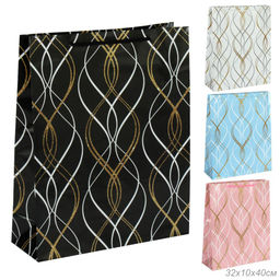 Цена за 12 шт. Пакет подарочный 32x40x10 см / 469L /уп 12/840/ микс - Галеонтрейд фото 2