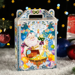 Цена за 5 шт. Подарочная коробка Маски, 16,8 х 7 х 25 см