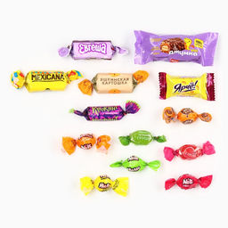 Сладкий детский новогодний подарок С Новым годом: набор конфет и растущая фигурка, 500 г