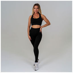 Легинсы спортивные ONLYTOP, р. S, цвет чёрный