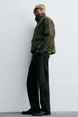 HERRINGBONE TEXTURED JACKET - Zara фото 8