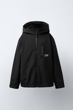 WATER-REPELLENT HOODED LINED TECHNICAL JACKET
