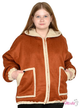 Дубленка-куртка Модель №1791 размеры 44-84 - Plusmoda фото 3