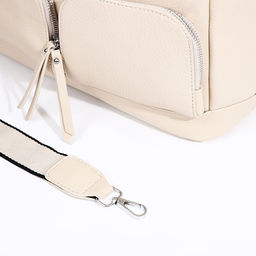 Сумка-тоут на молнии, 3 наружных кармана, цвет бежевый - Simaland фото 6