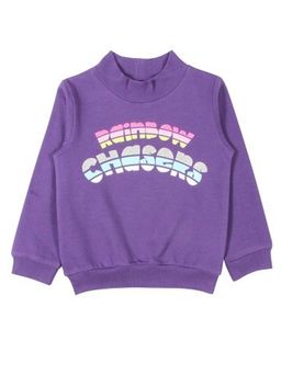 CRB wear/CWK 62254 Водолазка для девочки, фиолетовый/Ex.Cherubino