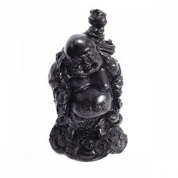Фигурка Фен Шуй Хотей с мешком на монетах наделяет людей успехом и везением в бизнесе 16см-11см
