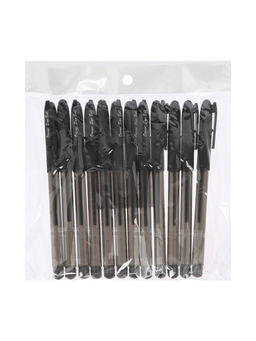 Цена за 12 шт. Ручка гелевая, чёрный стержень, узел 0.5 мм, резиновый упор