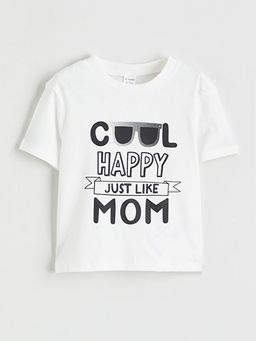 Bask?l? Erkek ?ocuk Penye Ti??rt