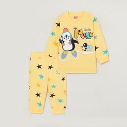 CRB wear/CWNB 90054-30-289 Комплект для мальчика (джемпер, брюки), светло-желтый/Ex.Cherubino фото 4