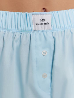 Шорты домашние женские голубые