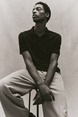 Polo de lana Slim Fit - H&m фото 3