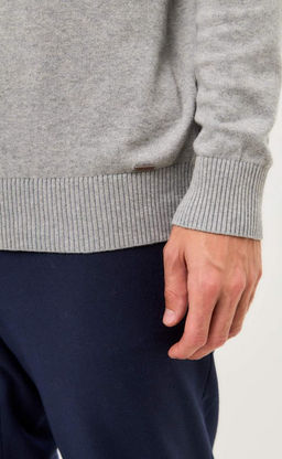 Джемпер F421-1551 grey melange - Fine joyce фото 3