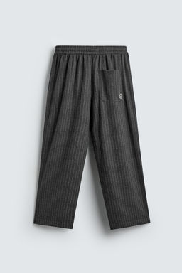 STRIPED BAGGY FIT TROUSERS - Zara фото 7