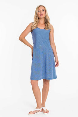 Сарафан М323090гб голубой/белый - Елена фото 2