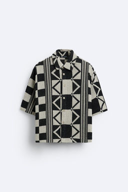 GEOMETRIK JACQUARD GOMLEK - Zara фото 7