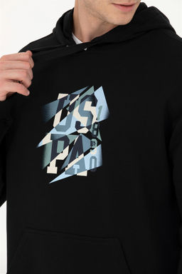 Мужской черный свитшот - U.s. polo assn фото 7