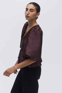 Blusa con peplum - H&m фото 3