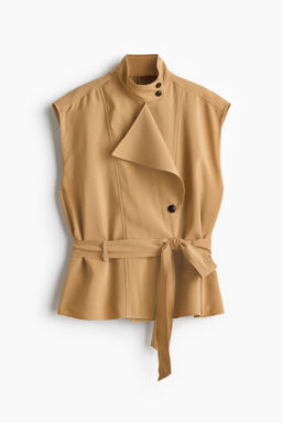 Chaleco estilo gabardina