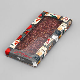 Цена за 5 шт. Коробка для шоколада, кондитерская упаковка С 23 Февраля, с окном, 17.3?8.8?1.5 см