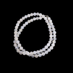 Бусы из камня Лунный агат на любовь шарики 6мм 47см - Сандаловый дом фото 4