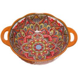 Форма керамическая для запекания "Марракеш" оранж 24*19,5*7см