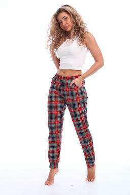 Брюки пижамные женские в клетку