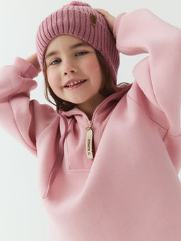 Свитшот Розовый зефир утепленный