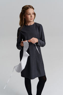 GWDJ7147 Платье для девочек - Pelican фото 4