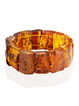 Лечебный браслет Помпеи из коньячного янтаря