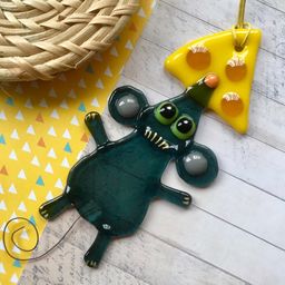 Сувенир Мышка с сыром - Стрекоза фото 2