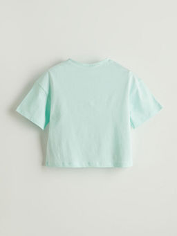 Bask?l? K?z ?ocuk ?ortlu Pijama Tak?m