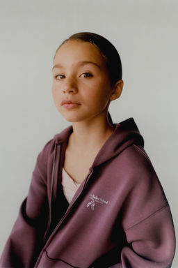 HOODIE WITH ZIP AND MODAL BALLET - Zara фото 6
