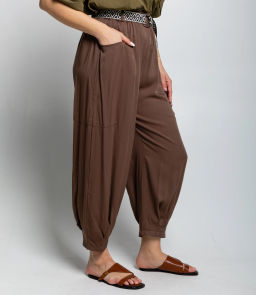 Брюки #ОКТ085008, тёмный хаки - Dommod фото 3