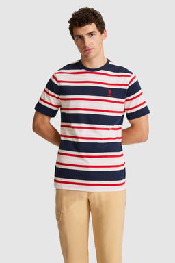 Erkek Lacivert Regular Fit Bisiklet Yaka TiЕГrt