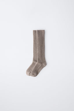 TALL WOOL AND CASHMERE SOCKS