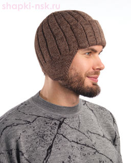 Оксворд Ушанка мужская флис (56-58)