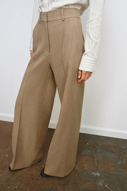 TROUSERS WITH WOOL SEAM DETAIL ZW COLLECTION - Zara фото 11